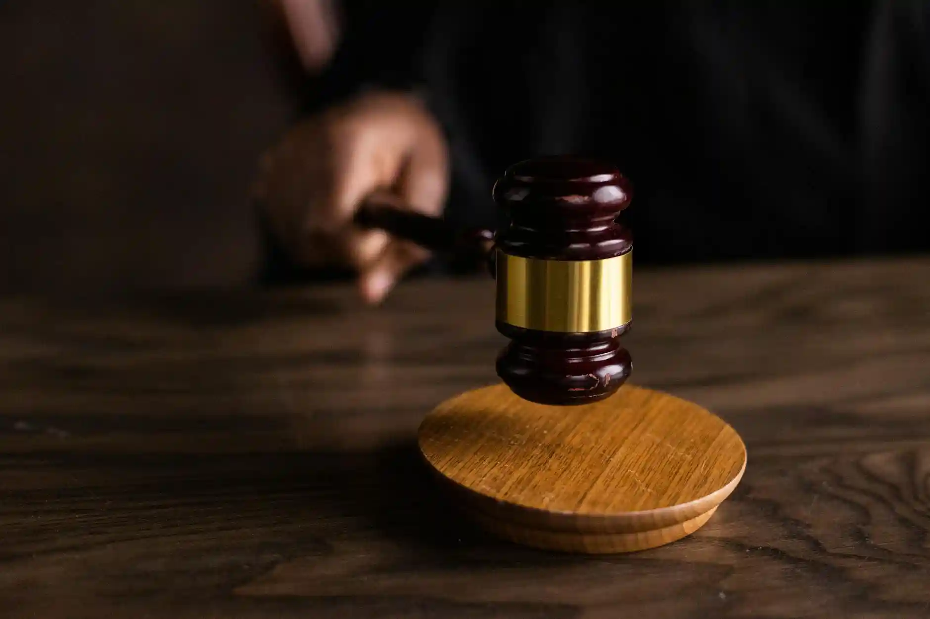<a href="https://www.pexels.com/photo/brown-wooden-gavel-on-brown-wooden-table-6077326/">Photo by KATRIN BOLOVTSOVA on Pexels</a>